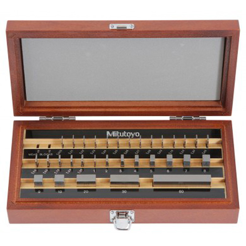 Mitutoyo 516 966 11 32 Piece Steel Gauge Block Set Metric Grade 0